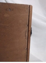 Cantine Duca D&rsquo;Asti Piedmonte Italy Empty Wooden Hinged Wine Box Latched 1980s