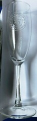 DOMAINE CHANDON 25th Anniversary Napa Sparkling Wine Glass Champagne Flute 1998