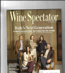 NEW WINE SPECTATOR MAGAZINE April 30, 2026 ITALY ESTATES – California Sauvignon