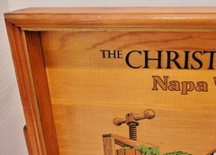 Christian Brothers Napa Valley Wines Mont La Salle Vineyards Wooden Tray 18&Prime;x14&Prime;