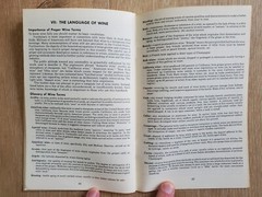 THE STORY OF WINE AND ITS USES Wine Institute 1975 PB Booklet 9th Ed Wine Advis