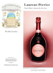 LAURENT-PERRIER CHAMPAGNE AD #5 RARE 2019 OUT OF PRINT THE RITZ LONDON