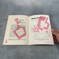 Vintage 1950s Mogen David Wine Recipe Booklet Cooking With Wine