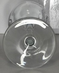 Blue Sky Vineyard – Makanda, IL – Wine Glass Brown Artwork – 7-1/2&Prime; Tall – Rare