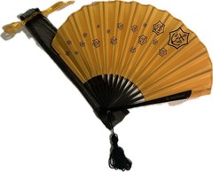 Vintage Veuve Clicquot champagne fan with Dustbag. RARE. New.