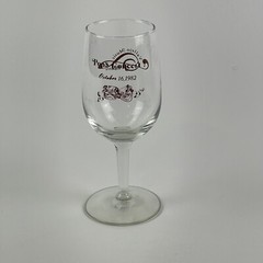 Vallejo Music Theater Pops Concert Wine Glass 1982 Vallejo California