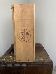 Vintage Robert Mondavi Winery Napa Valley Wooden Wine Box