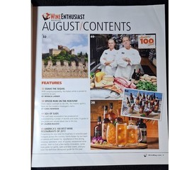 Wine Enthusiast Lot 2010–11 Top 100, Awards, Cult Wines – 6 Issues