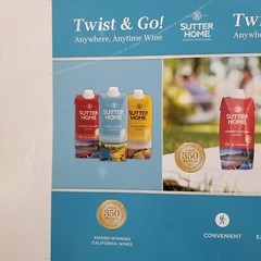 Sutter Home Wine Advertising Preproduction Art Juice Box Twist Go 2006