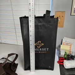 Reusable Wine Gift Bags Lot of 4 Callaway/Somerset/Burlap & Multi‑Bottle Holders