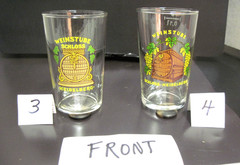 9 European souvenir wine tasting glasses 1970s to 1990s, all Vy Good, no damage