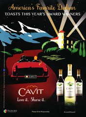 CAVIT WINE AD #7 RARE 2016 OUT OF PRINT