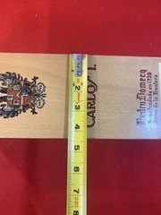 Vintage Pedro Domecq Carlos I Sherry Brandy Wine Box
