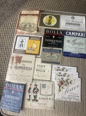 Vintage Paper Wine Labels,Italy/Japan/Australia/Hungary/Yugoslavia(69)