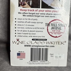 Wine Glass Writer Pens 3 Pack Markers Party Drink Identifier Made in USA New
