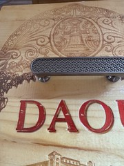 DAOU Wine Varnished Box w Lid. Paso Robles CA 8.5” Tall x 9.25” wide. Pls Read