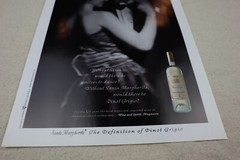 Santa Margherita Pinot Grigio Wine Print Ad Vintage Paper Magazine Clipping 2000
