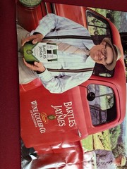 1980s BARTLES & JAYMES WINE COOLER Paper Advertising BAR SIGN Vintage Poster