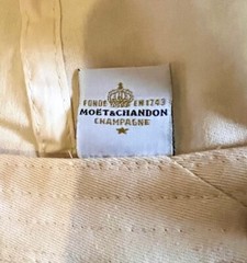 Moet & Chandon Champagne Ball Cap Hat & Dustbag – New