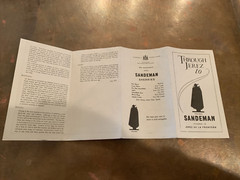 Vintage 1953 Sandeman Sherry Wine Advertising Informational Booklet And Map