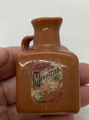 Manhattan Brand Miami Florida 1930&rsquo;s wine Small Pitcher Advertising/ Rare