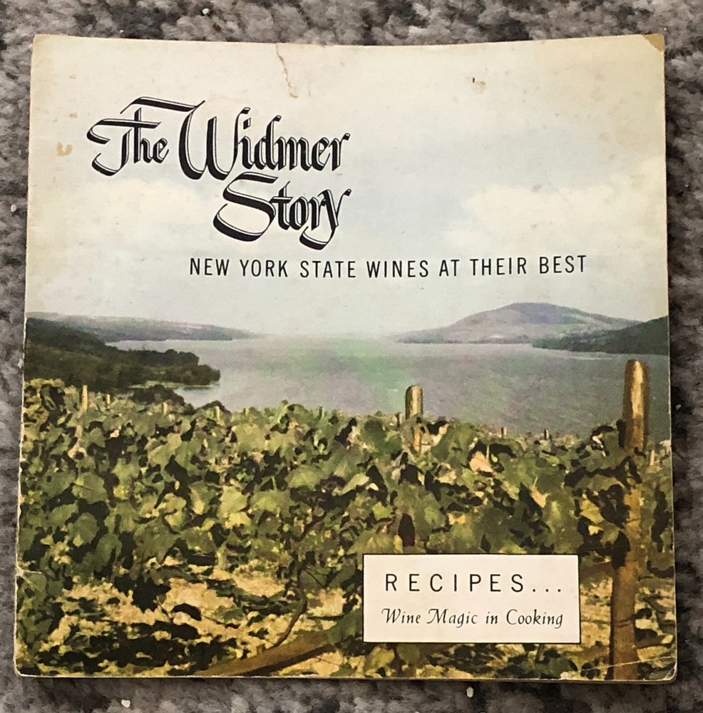 NYS WINES BOOKLET 1950&rsquo;s Vintage Original The Widmer Story New York State Wine