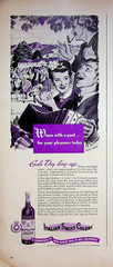 1944 Italian Swiss Colony Burgundy Wine Asti California Vintage 1940s Print Ad