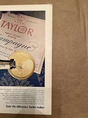 1971 TAYLOR New York State Champagne « Taste The Difference  » Magazine Ad