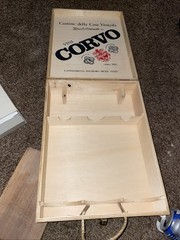 Vini Corvo Wood Wine Box – Casteldaccia Palermo Sicily Italy Cantine Casa Vinico