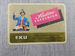 Salon Taffelbier Vollbier Hell EKU German Beer Vintage Label Winery Breweriana