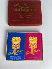 2 Full decks Chateau Martin Champagne playing cards Advertising Eastern Wine