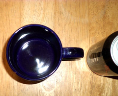 « CASTORO CELLARS »- TEMPLETON, CALIFORNIA, [3-D LOGO], CERAMIC COFFEE CUP, VINT