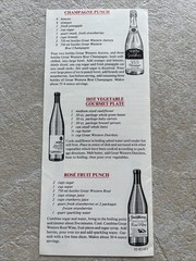 Great Western Winery New York State Wines Recipes Brochure Advertising