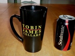 TOBIN-JAMES CELLARS – WINERY, PASO ROBLES, CALIFORNIA, CERAMIC COFFEE MUG / CUP