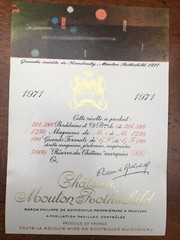 The 1971 Chateau Mouton Rothschild (Specimen) – Label By: Wassily Kandinsky