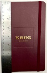 Krug Champagne Moleskine Burgundy Hardcover Lined Notebook – New