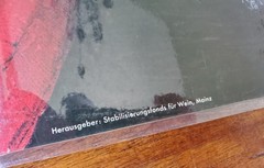 Vintage 80&rsquo;s German Reisling Wine Poster Laminated Prosit Deutscher Wein 34×24&Prime;