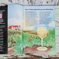 Vintage Vino Blanco Italian Wine Center 1982 Product Booklet