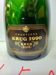 Krug 1990 Champagne 1.5L Magnum Size Empty Glass Bottle Champagne From Japan