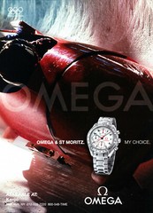 BLACK SWAN WINE AD #3 RARE 2005 OUT OF PRINT / OMEGA WATCH AD