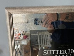 sutter home winery mirror barware man cave vintage 27×21” RARE Wine drinker NEW