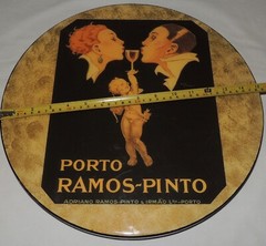 Vintage French Spirits Poster « Porto Ramos-Pinto » turning Cocktail Piece RARE