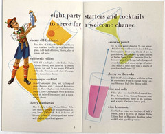 1950s ITALIAN SWISS COLONY WINES vintage wine guide and recipes ASTI, CALIFORNIA