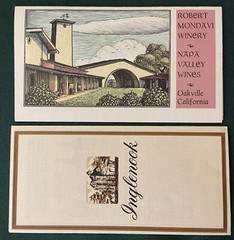 5 Brochures of California Wineries Concannon Mondavi Domain Chandon Paul Masson