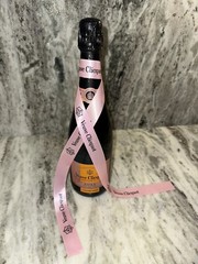 Veuve Clicquot 🥂🍾💖 Ribbon Satin Luxury Rose Champagne Pink Label By The Yard
