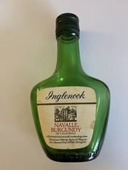 American Airlines Inglenook Napa Valley Petite Navalle Burgundy Bottle 70’s-80’s