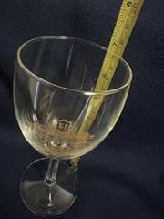 Kendall Jackson – Santa Rosa, California – Wine Glass – Gold Design w Flaw