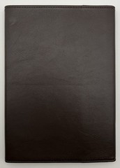 Ruinart Champagne Brown Leather Notebook Cover, Notepad & Giftbag – Luxury