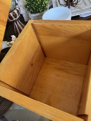 DAOU Wine Varnished Box w Lid. Paso Robles CA 8.5” Tall x 9.25” wide. Pls Read