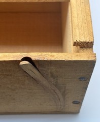 Great Western New York State Wines Champagnes Vintage Slide Top Wood Crate 11×13